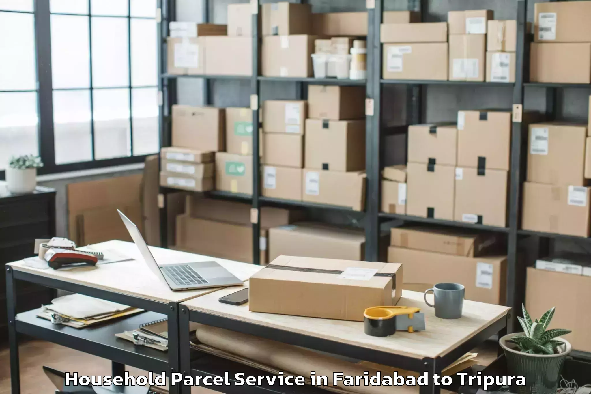 Faridabad to Jampuii Hills Household Parcel Booking